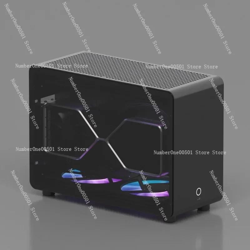 Mini Itx Case Water Cooling Support - G1-Pro Aluminium A4 ITX-behuizing SFX PSU