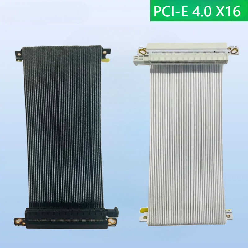 Itx Case Pcie Riser 4.0 - Supersnelheid 4.0 Hoge Compatibele Verzilverde Draad