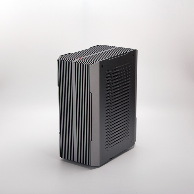 Itx Case 3 Slot Gpu Support - Mini ITX aluminium chassis SFX-voeding Waterkoeling