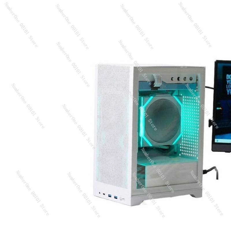 Mini Itx Case With Handle Portable - Draagbare ITX Mini PC-behuizing, desktopcomputer chassis
