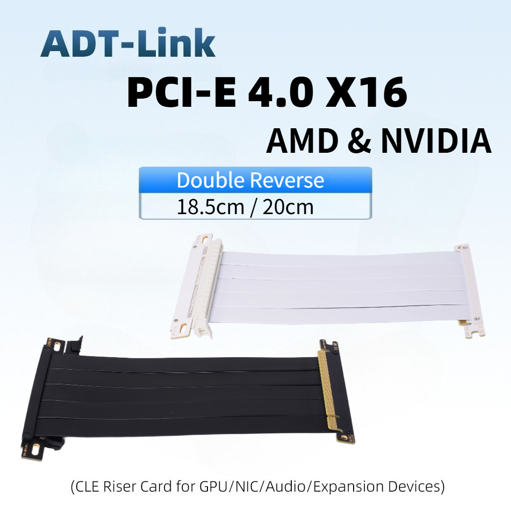 Itx Case Pcie Riser 4.0 - Dual Reverse PCIE Gen4.0 Riser-kabel 4.0