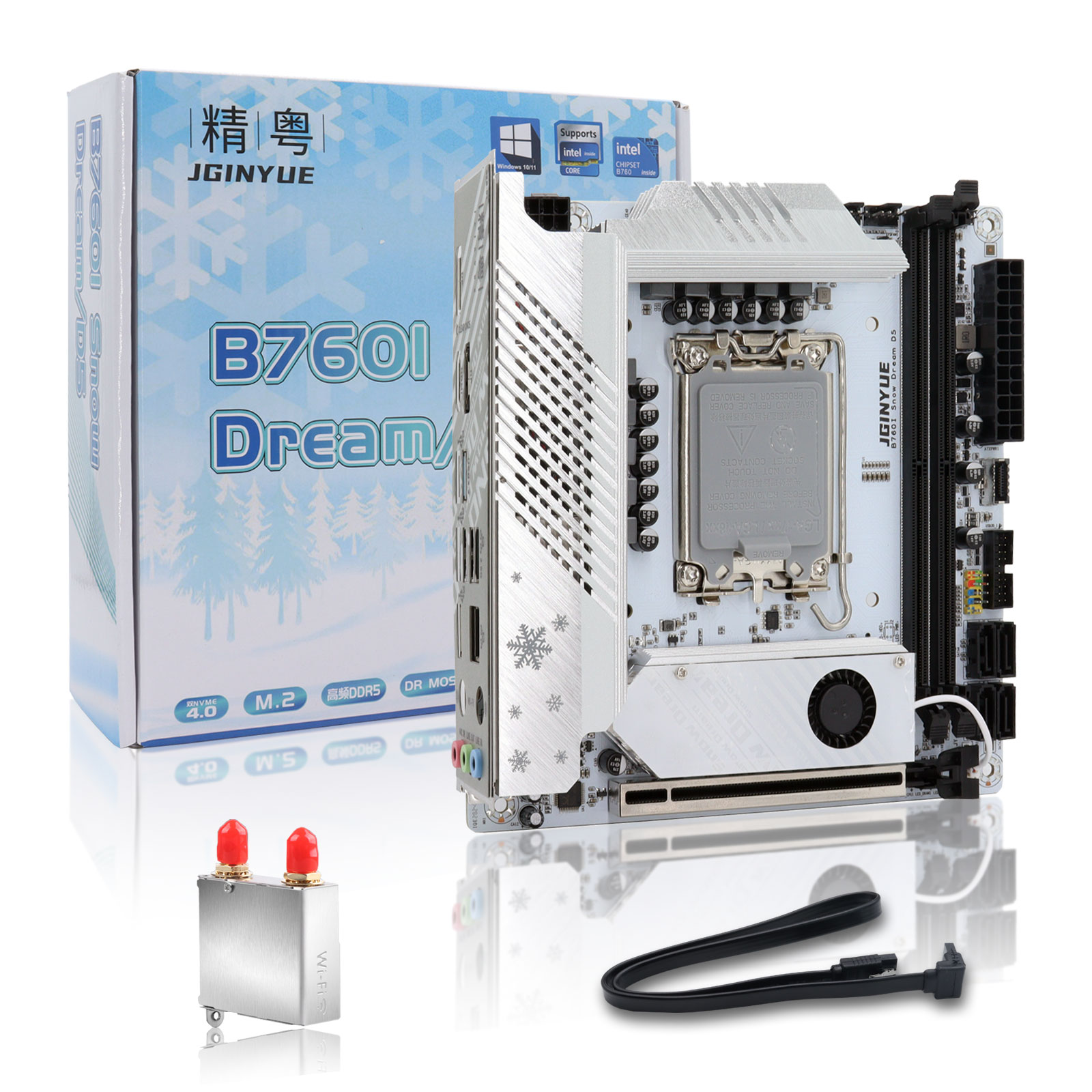 Itx Motherboard B760I Ddr5 - JGINYUE B760 Moederbord Mini ITX LGA
