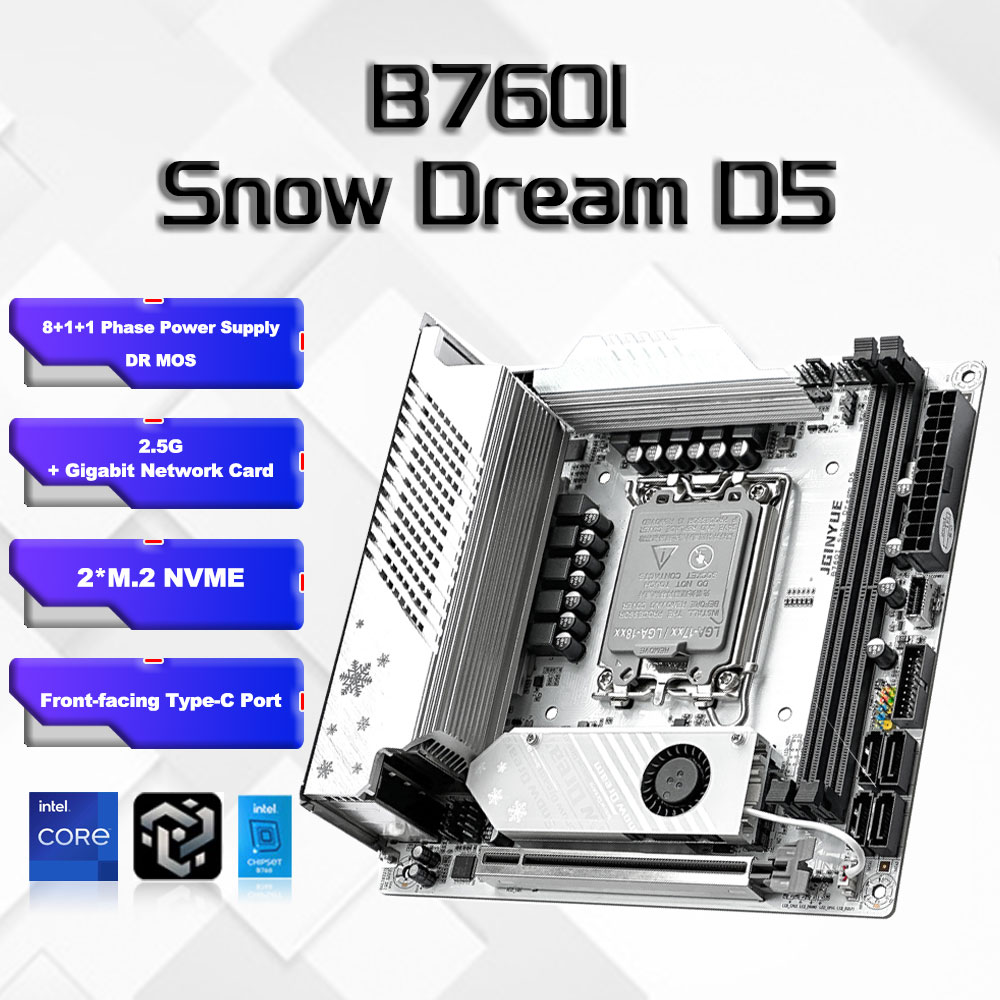 Itx Motherboard B760I Ddr5 - B760i ARGB WIFI DDR5 Moederbord mini