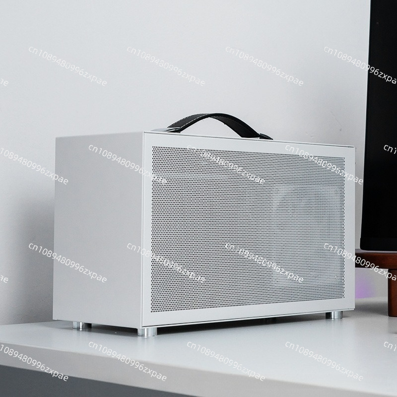 Mini Itx Case With Handle Portable - Mini ITX PC-behuizing met draaggreep, dubbele