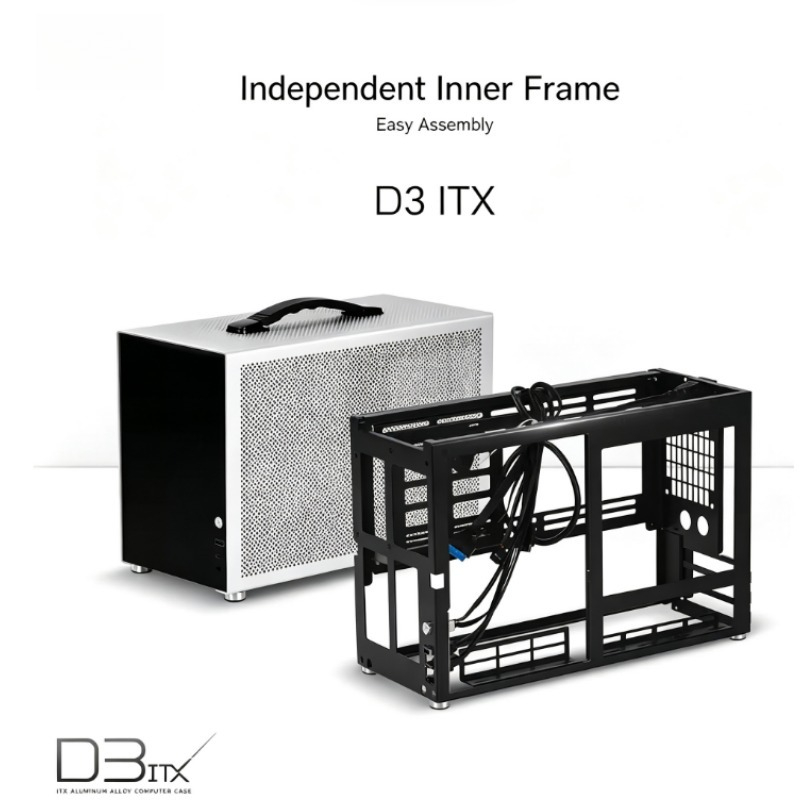 D3 Mini ITX PC-behuizing van a - Mini Itx Case Water Cooling Support recensie en prijs