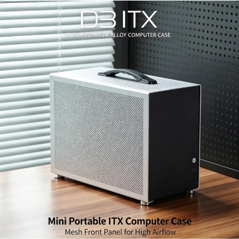 D3 Mini ITX PC-behuizing van a - Mini Itx Case Water Cooling Support recensie en prijs