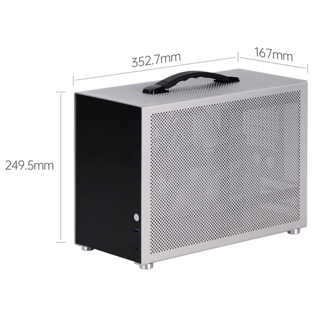 Draagbare Mini ITX PC-behuizin - Mini Itx Case With Handle Portable recensie en prijs