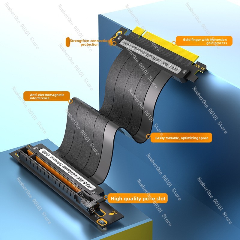 PCIe 4.0 x16 Verlengkabel, Vol - Itx Case Pcie Riser 4.0 recensie en prijs