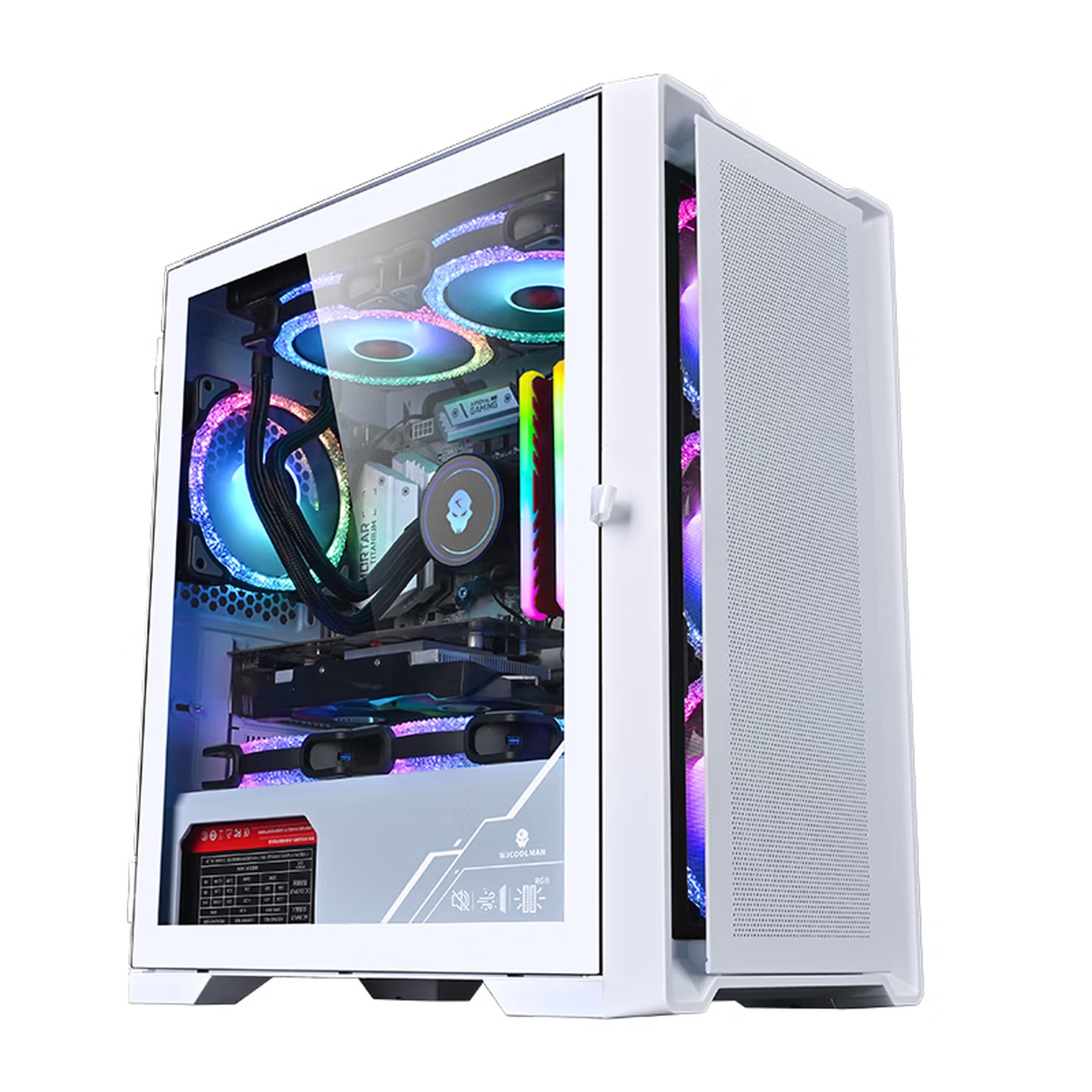 WJCOOLMAN Stofvrije Spelcomput - Mini Itx Case Water Cooling Support recensie en prijs