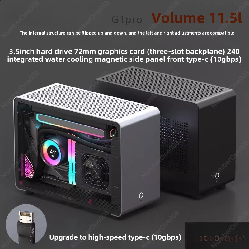 G1-pro ITX Aluminium Computerk - Mini Itx Case Water Cooling Support recensie en prijs