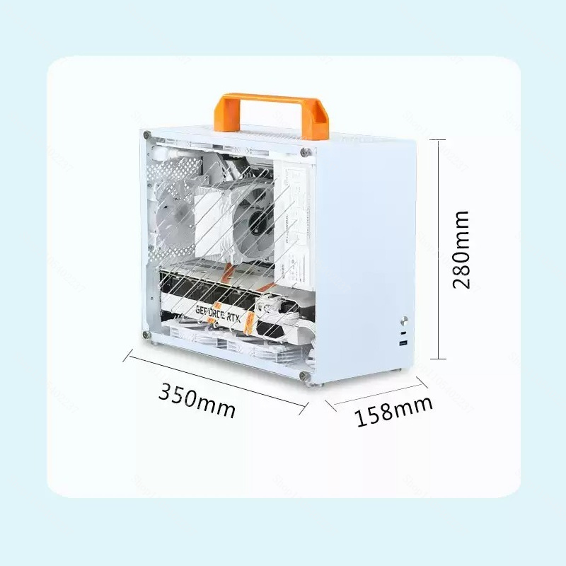 X79 Mini Computerkast Witte Zi - Mini Itx Case Water Cooling Support recensie en prijs