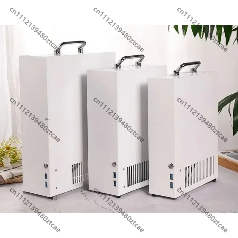 Witte draagbare ITX MATX mini- - Mini Itx Case With Handle Portable recensie en prijs