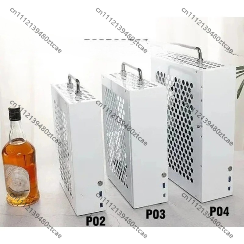 Witte draagbare ITX MATX mini- - Mini Itx Case With Handle Portable recensie en prijs