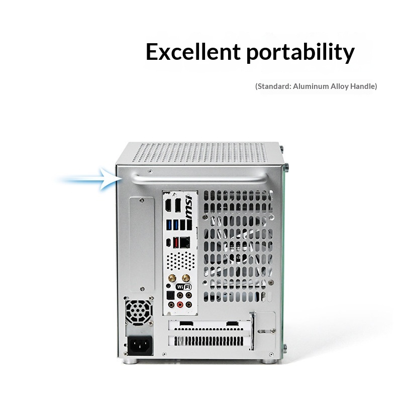 11L draagbare ITX-pc-behuizing - Sff Case Tempered Glass recensie en prijs