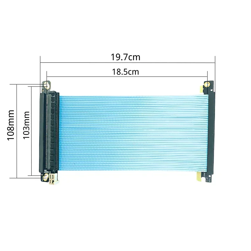 Mini Chassis PCIe 4.0X16 Verzi - Itx Case Pcie Riser 4.0 recensie en prijs