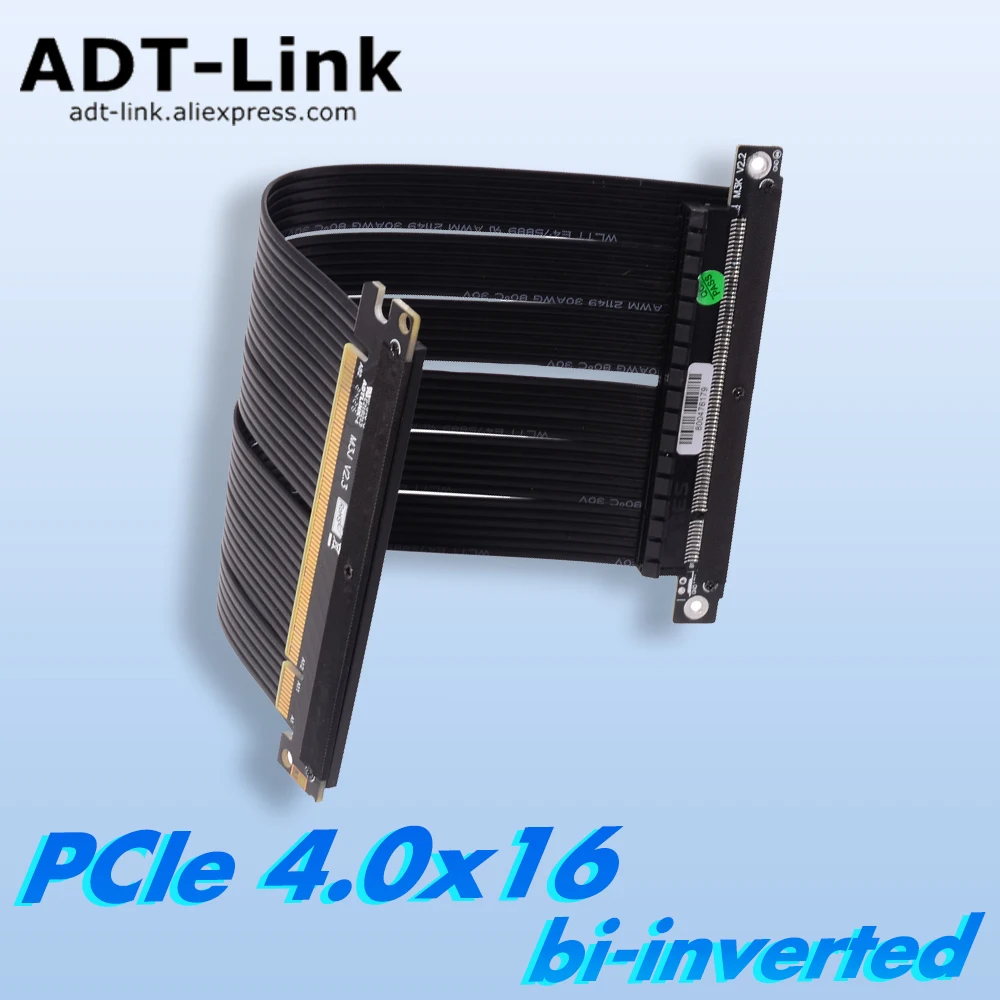 Dual Reverse PCIe 4.0 X16 Rise - Itx Case Pcie Riser 4.0 recensie en prijs