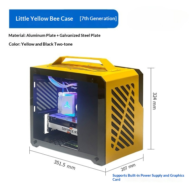 QM-Z36 Hornet Mini PC-behuizin - Mini Itx Case With Handle Portable recensie en prijs