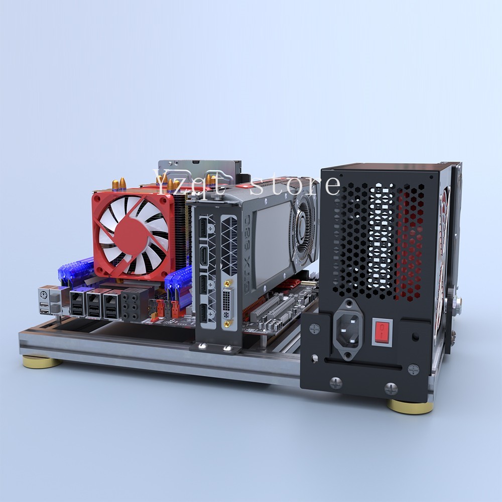 Behuizing van aluminiumlegerin - Mini Itx Case Water Cooling Support recensie en prijs
