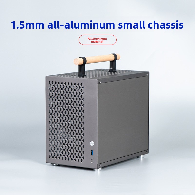 Volledig aluminium ITX-behuizi - Mini Itx Case With Handle Portable recensie en prijs