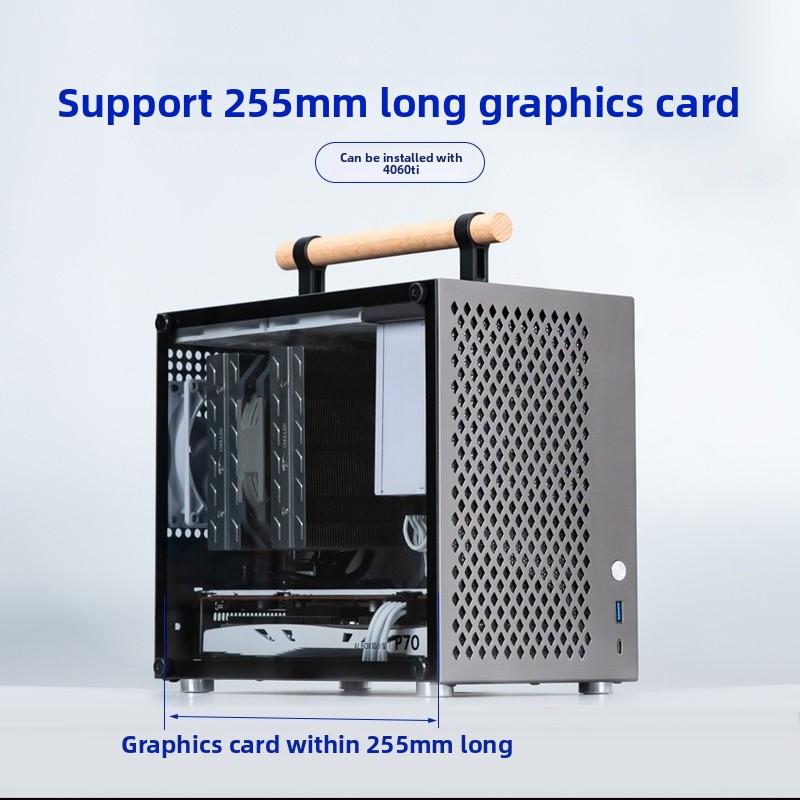Volledig aluminium ITX-behuizi - Mini Itx Case With Handle Portable recensie en prijs