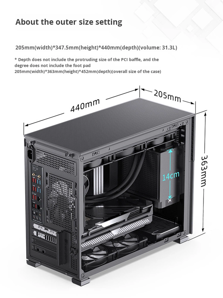 Micro-ATX compacte pc-behuizin - Mini Itx Case Water Cooling Support recensie en prijs